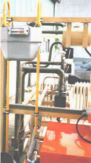 Heating test cell